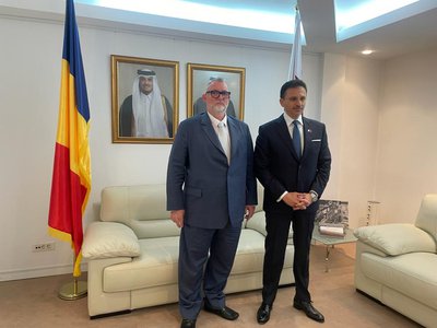 The meeting of the General Director of ICI Bucharest with the Ambassador of the State of Qatar in Romania