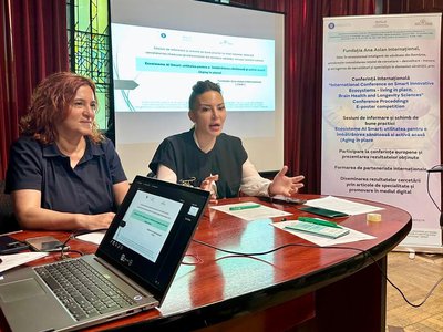 ICI Bucharest's participation in the International Conference "Smart Innovative Ecosystems - Living in Place, Brain Health and Longevity Sciences"