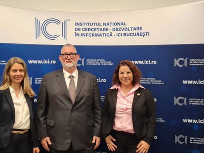 ICI București a primit vizita doamnei Rahav Shalom-Revivo, oficial israelian specializat în cibernetică financiară