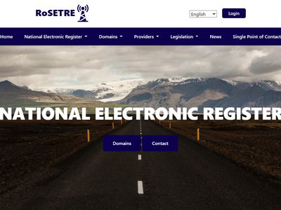 ICI Bucharest launches the National Electronic Register (SETRE - European Electronic Toll Service)